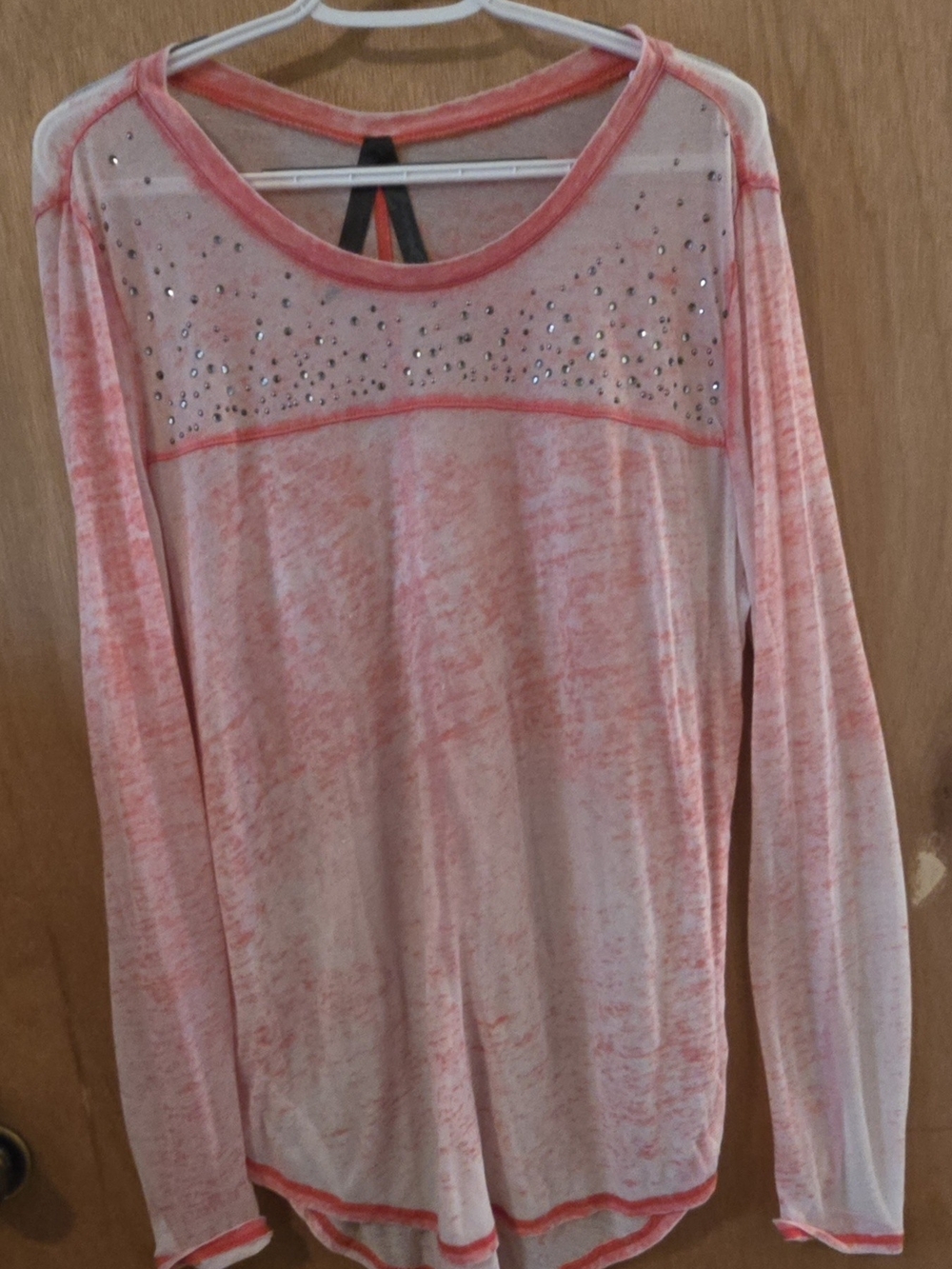 Seven7 Red Studded Top